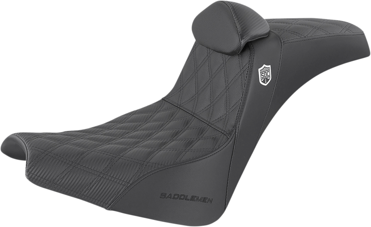 Pro Series SDC Performance Seat - with Backrest - Lattice Stitch/Lumbar Gripper - FX '18-'23