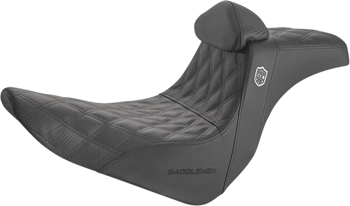 Pro Series SDC Performance Seat - with Backrest - Lattice Stitch/Lumbar Gripper - FL/FX '18-'23