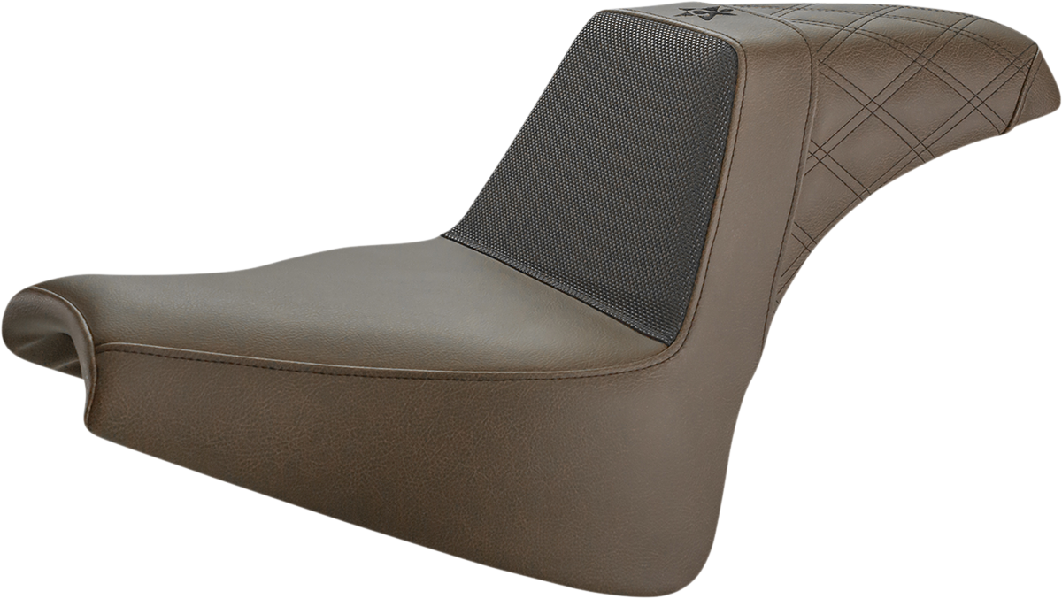 Unknown Industries Seat - Front Carbon Fiber/Black Gripper Lumbar/Rear Lattice Stitch - FXFB '18-'23
