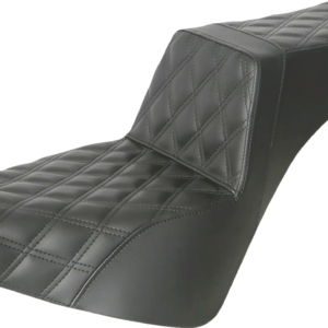 Step-Up Seat - Full Lattice Stitch - Black