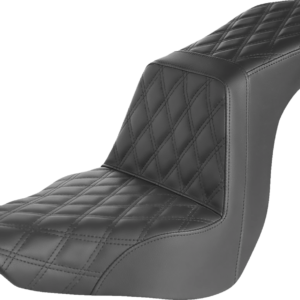 Step-Up Seat - Full Lattice Stitch - Black