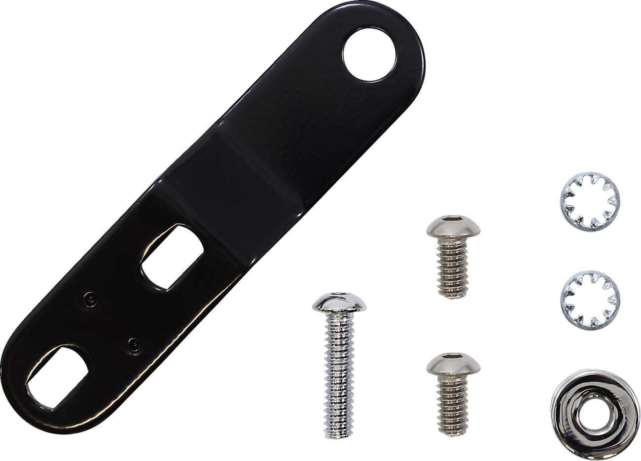 Bare Bones Pillion Pad - Smooth - Black - FL/FX '18-'23