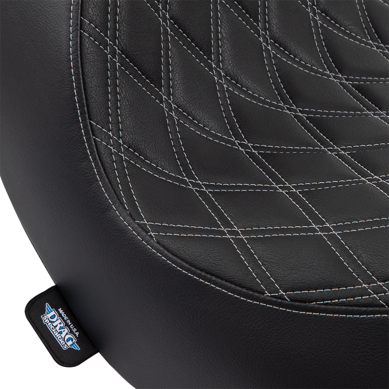 Solo Seat - Double Diamond - Silver Stitching - FL/FX '18-'23