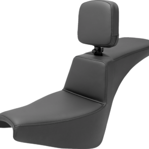 Tour Step-Up Seat - Rider Backrest - Plain - FXBB/FXST '18-'23