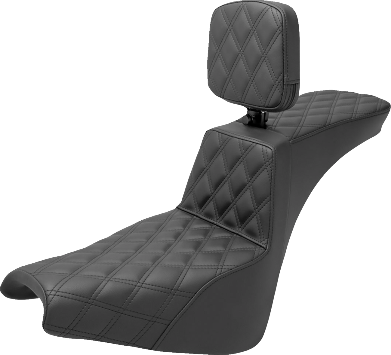 Tour Step-Up Seat - Rider Backrest - Full Lattice Stitch - FXBB/FXST '18-'23