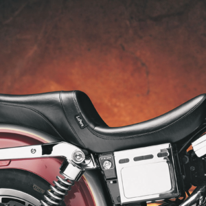 Daytona 2-Up Seat - Without Backrest - Smooth - Black - Dyna '06-'17