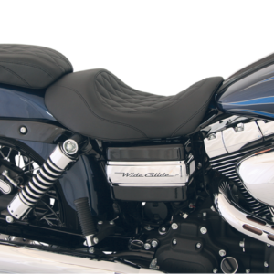 Wide Tripper Rear Seat - Diamond - Dyna