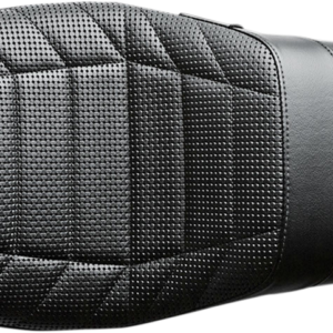 Daytona Sport Seat - Flat Track Stitch - Black - Dyna '06-'17