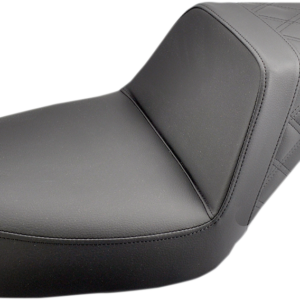 Step-Up Seat - Rear Lattice Stitched - Black - FXD