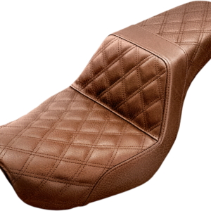 Step-Up Seat - Full Lattice Stitch - Brown - Dyna