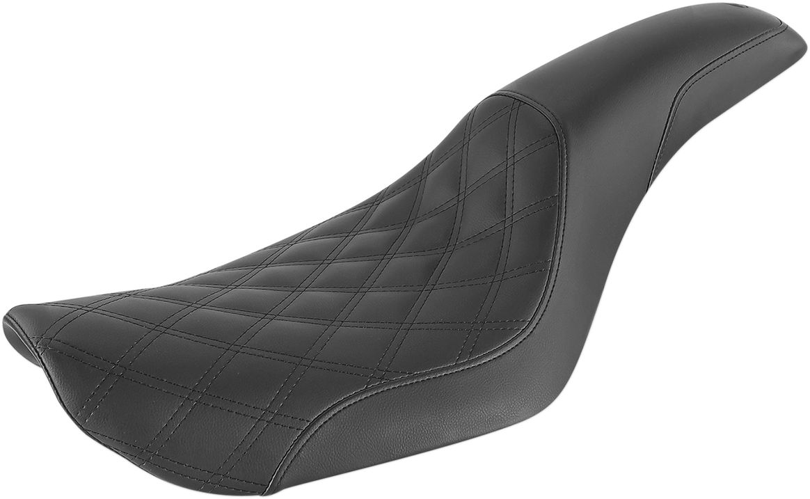 Profiler Seat - Front Lattice/Rear Smooth - Black - FXD '96-'03
