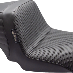 Kickflip Up Front Seat - Basketweave - Black - Dyna '06-'17