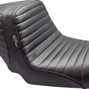 Kickflip Up Front Seat - Pleated - Black - Dyna '06-'17