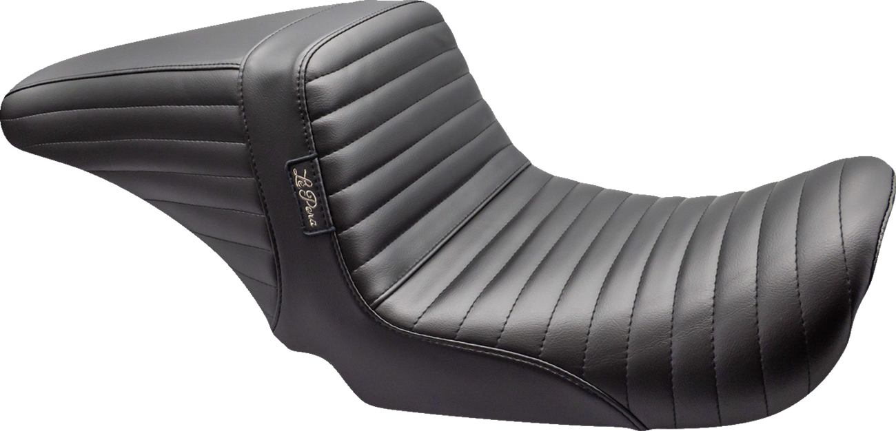 Kickflip Up Front Seat - Pleated - Black - Dyna '06-'17