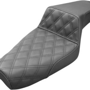 Step-Up Seat - Front Lattice Stitch - Black - XL