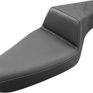 Step-Up Seat - Rear Lattice Stitch - Black - XL