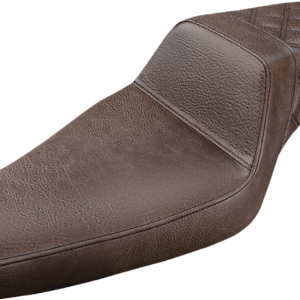Step-Up Seat - Rear Lattice Stitch - Brown - XL