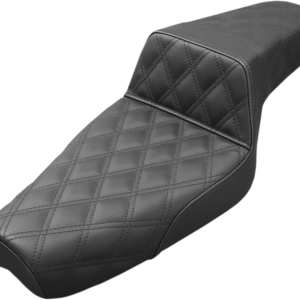 Step-Up Seat - Full Lattice Stitch - Black - XL