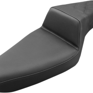 Step-Up Seat - Rear Lattice Stitch - Black - XL