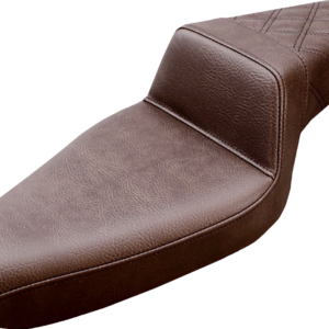 Step-Up Seat - Rear Lattice Stitch - Brown - XL