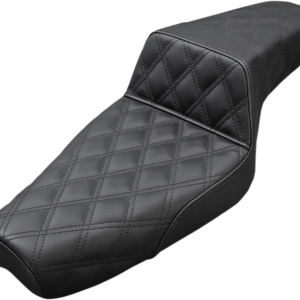 Step-Up Seat - Full Lattice Stitch - Black - XL