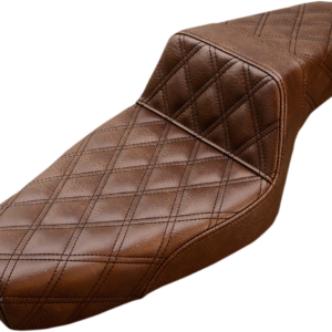 Step-Up Seat - Full Lattice Stitch - Brown - XL