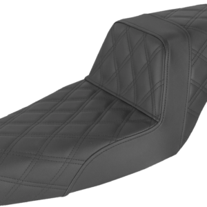 Step-Up Seat - Full Lattice Stitch - Black - XL