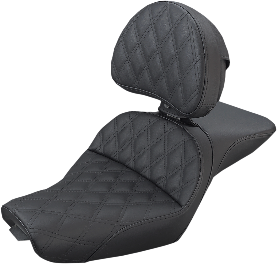 Explorer Seat - With Backrest - Lattice Stitched - Black - XL '04-'20