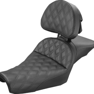 Explorer Seat - With Backrest - Lattice Stitched - Black - XL '04-'22