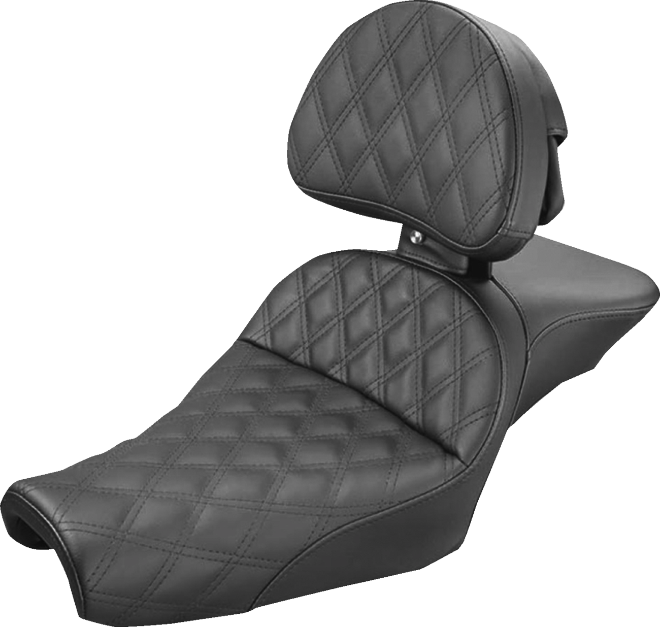 Explorer Seat - With Backrest - Lattice Stitched - Black - XL '04-'22