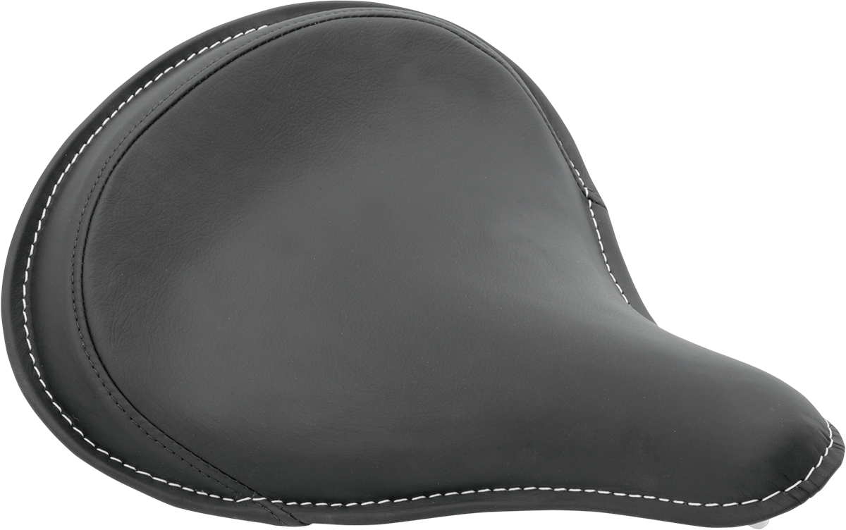 Seat - Spring Solo - Large - Black Solar-Reflective Leather/White Perimeter Stitch - Image 2