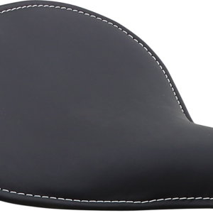 Spring Solo Seat - Large - Low-Profile - Black w/ White Perimeter Stitch