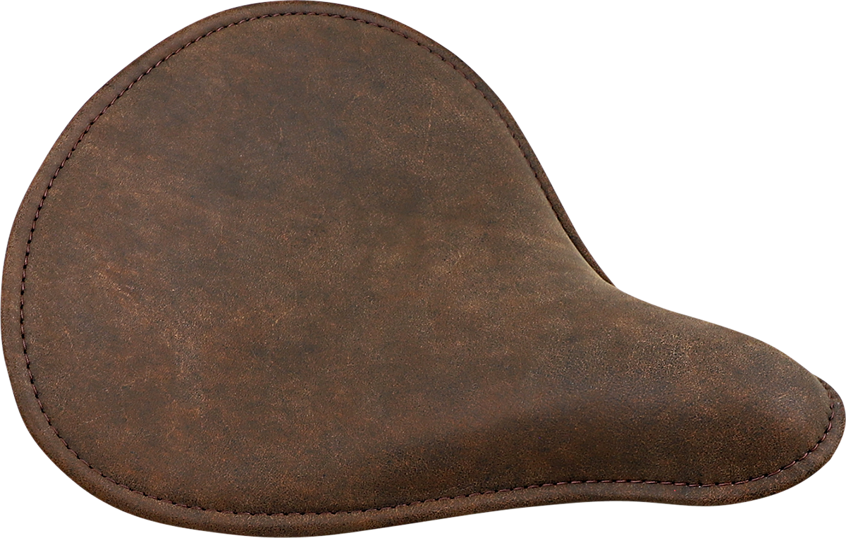 Spring Solo Seat - Large - Low-Profile - Brown w/ Perimeter Stitch - Image 2