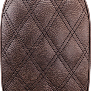 Detachable Pillion Pad - Lattice Stitched - Brown