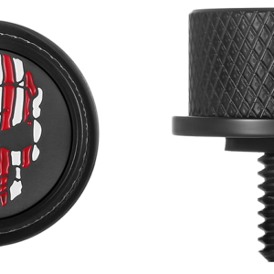 Seat Mounting Knob - Black - Skull