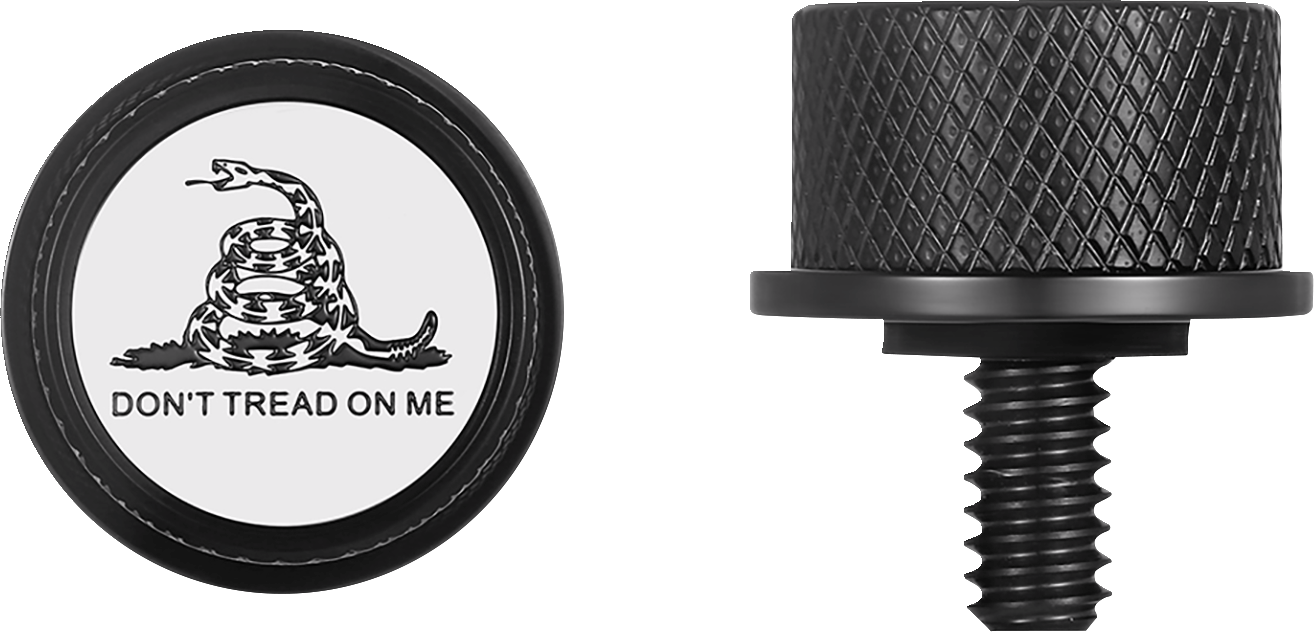 Seat Mounting Knob - Black - Don't Tread On Me - Image 3