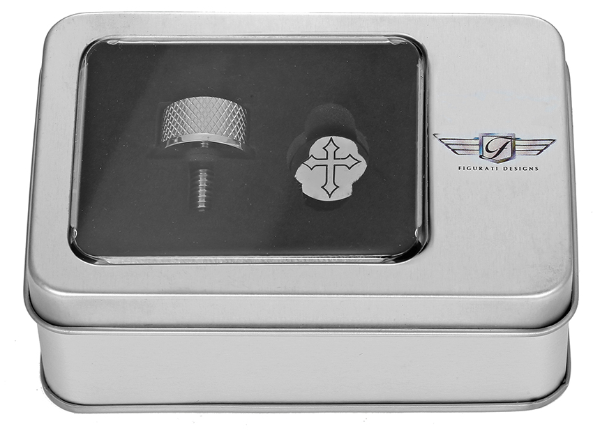 Seat Mounting Knob - Stainless Steel - Cross