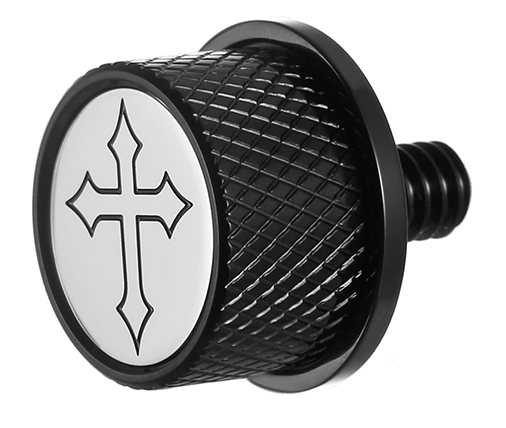 Seat Mounting Knob - Black - Cross