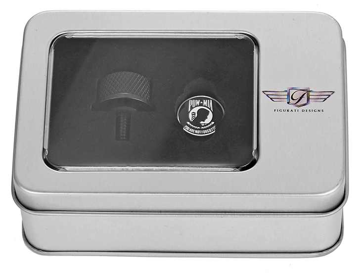 Seat Mounting Knob - Black - POW MIA - Image 3