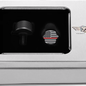 Seat Mounting Knob - Black - Red Line American Flag