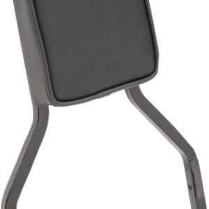 Sissy Bar Pad - Short - Smooth W/Piping - Black