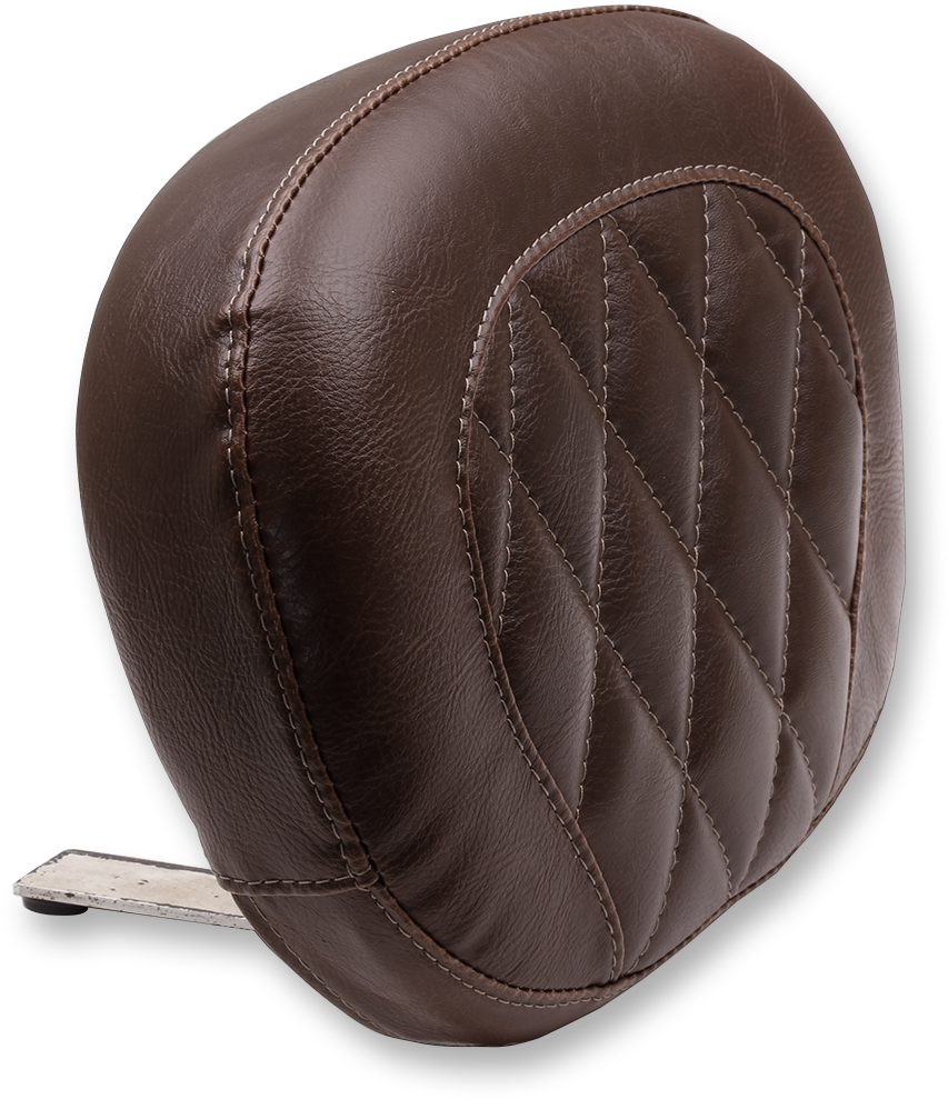 Sissy Bar Pad - Standard - Brown - Diamond - FXS/FLS '11-'17