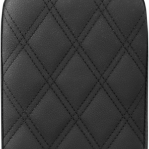 Sissy Bar Pad - Lattice Stitched - Black