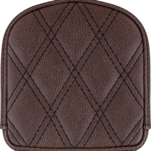 Sissy Bar Pad - Lattice Stitched - Brown