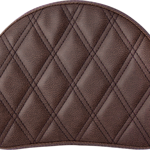 Sissy Bar Pad - Lattice Stitched - Brown