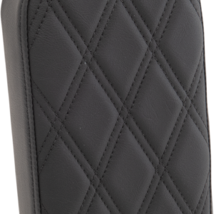 Sissy Bar Pad - Double Diamond - Black - 10"