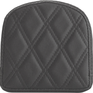Sissy Bar Pad - Lattice Stitched - Black