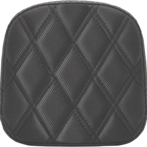 Sissy Bar Pad - Lattice Stitched - Black