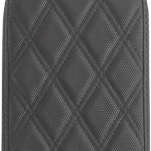 Sissy Bar Pad - Lattice Stitched - Black