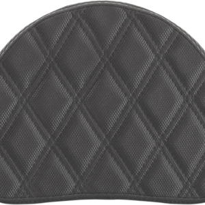 Sissy Bar Pad - Lattice Stitched - Black